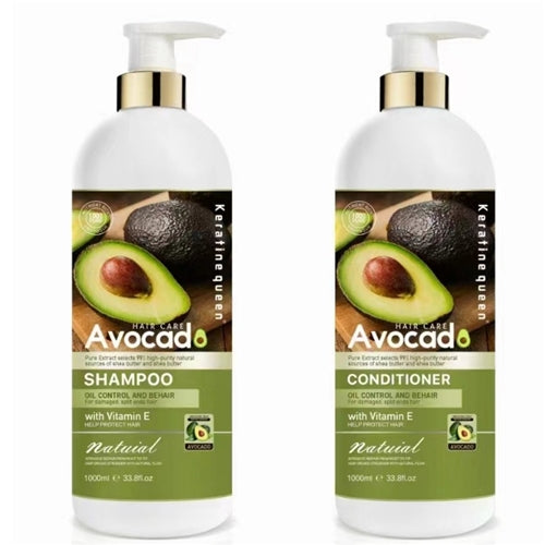 Keratine Queen Avocado Hair Care Moisturize & Nourish With Vitamin E 800ml