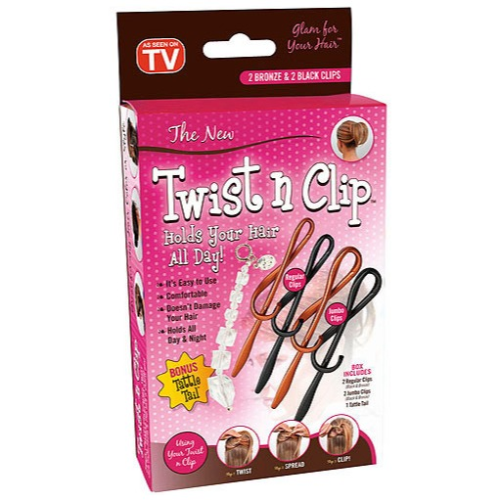 AS SEEN ON TV TWIST N CLIP