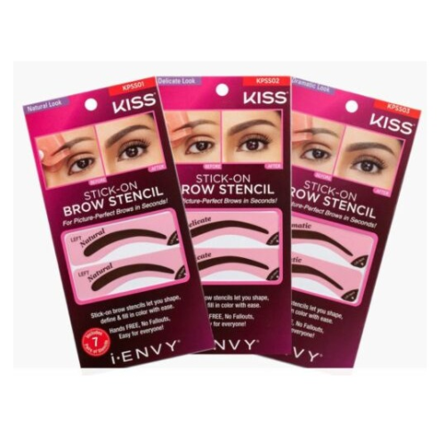 KISS STICK ON BROW STENCIL KPSS03