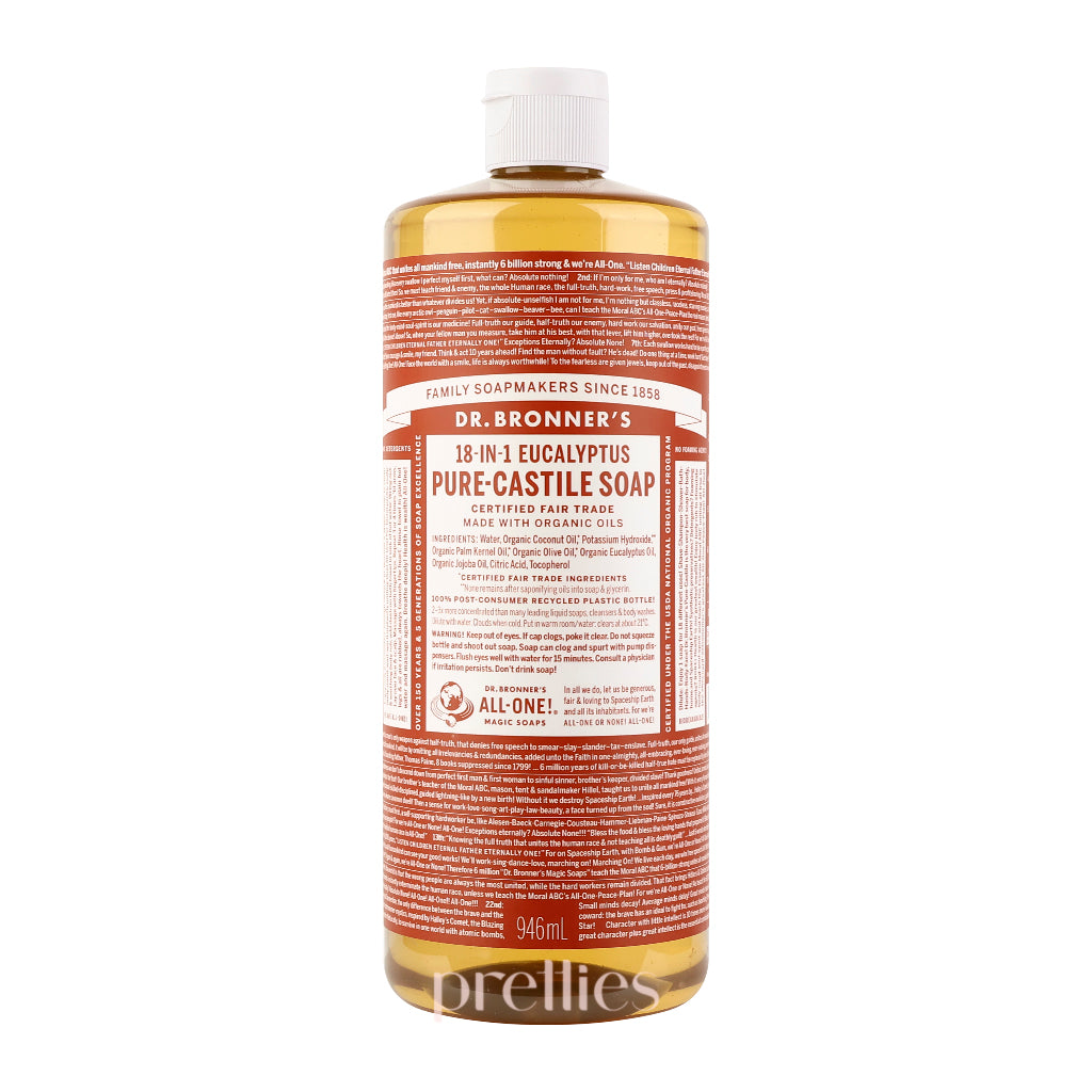 Dr.Bronner's 18-IN-1 Organic Organic Eucalyptus Liquid Soap 946ml
