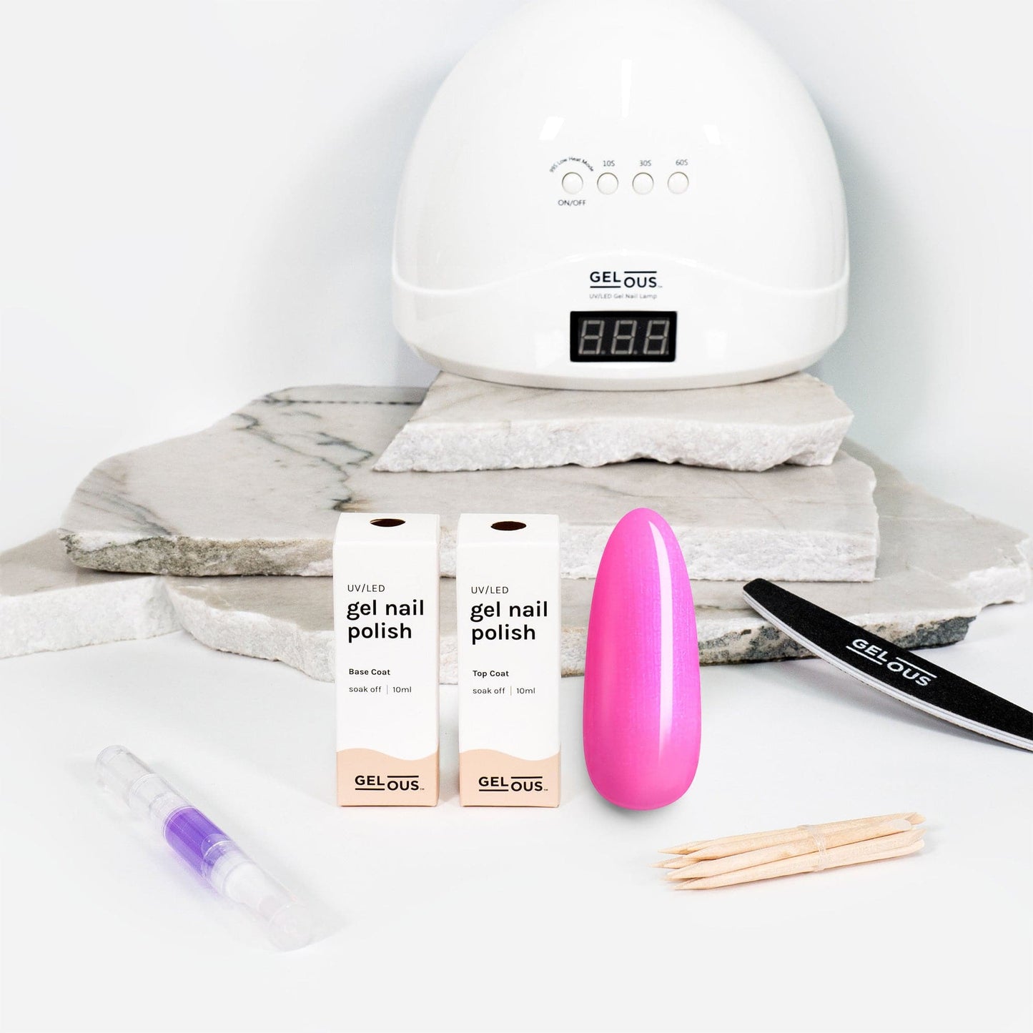 Gelous gel nail polish Attention Seeker Essentials Pack - photographed in New Zealand