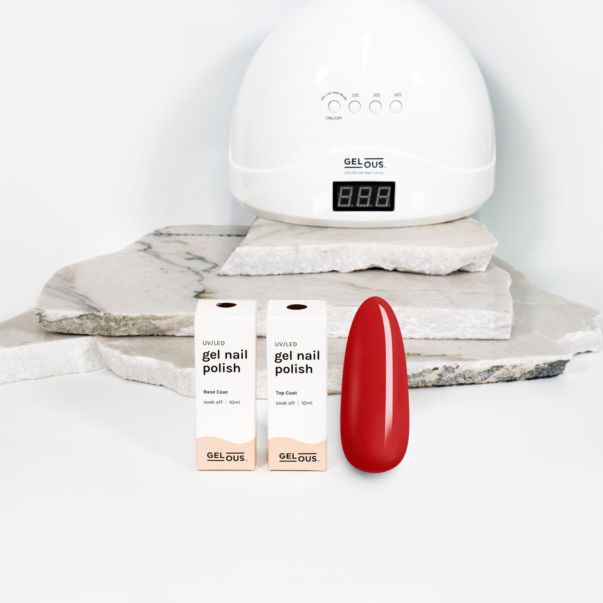 Gelous gel nail polish Paint the Town Red Basic Pack - photographed in New Zealand