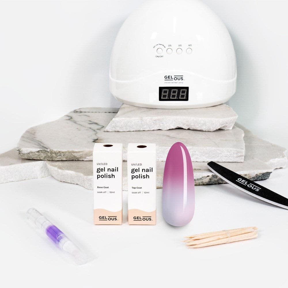 Gelous gel nail polish Thermal Beach Babe Essentials Pack - photographed in New Zealand