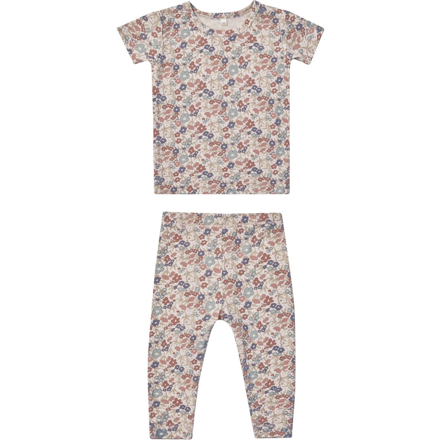 Quincy Mae Bamboo Short Sleeve Pajama Set | Bloom