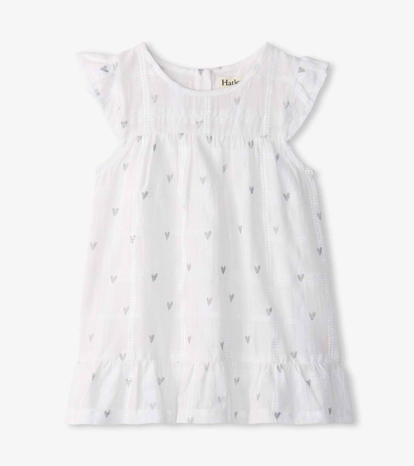 Hatley Glitter Hearts Flounce Dress