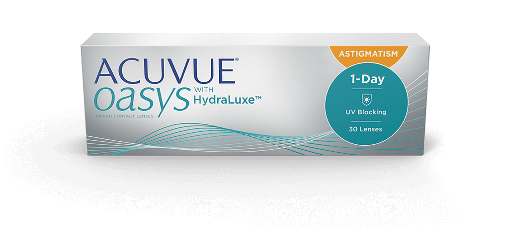 Acuvue Oasys 1 Day with Hydraclear for Astigmatism Contacts 30 Pack