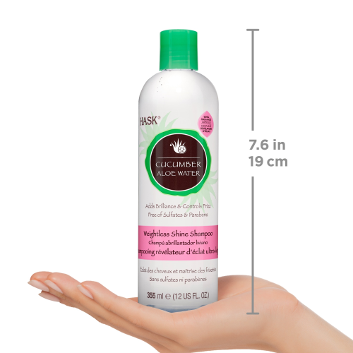 HASK SHAMPOO - CUCUMBER ALOE WATER 12 OZ