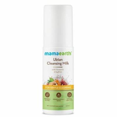 Mamaearth Ubtan Cleansing Milk for Face with Turmeric & Saffron - 100ml