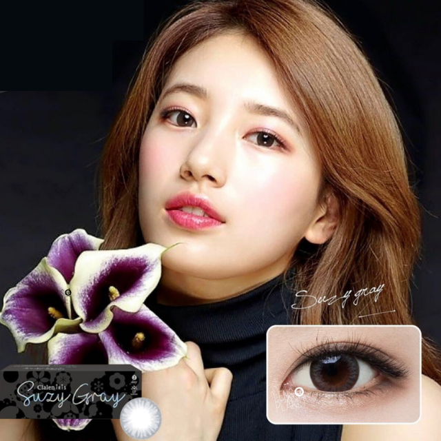 Clalen Iris Suzy Gray Contacts 30 pack