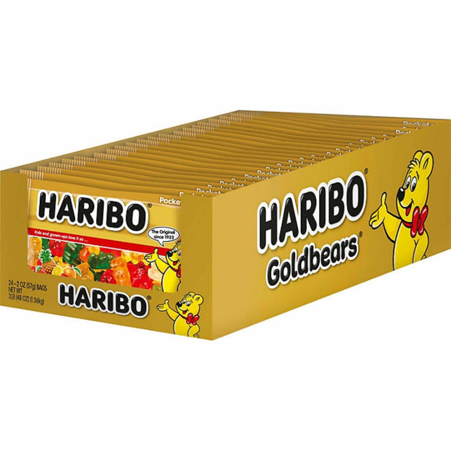 Haribo - Goldbears Gummy Candy - 2 Oz - 24 Pack