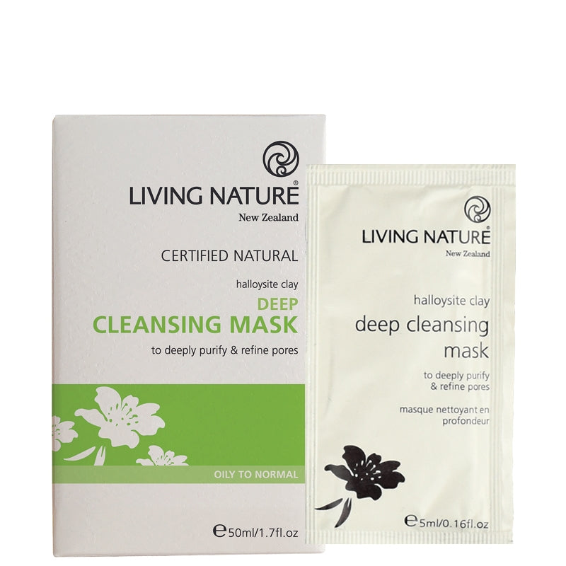 Living Nature Deep Cleansing Mask (for Oily to Normal Skin) 10 x 5ml