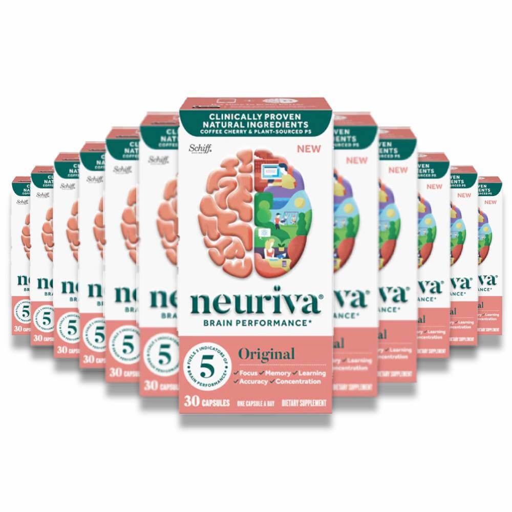 Neuriva - Original Brain Performance Capsules - 30 Ct - 12 Pack