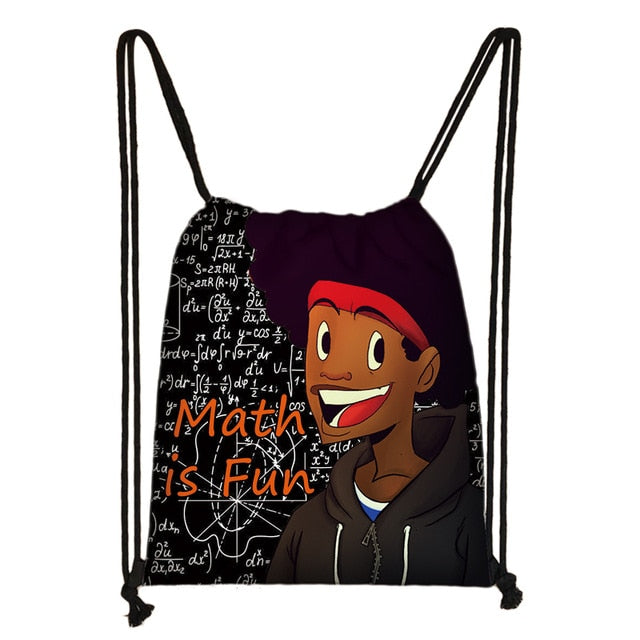 Afrocentric Boys Drawstring Bag