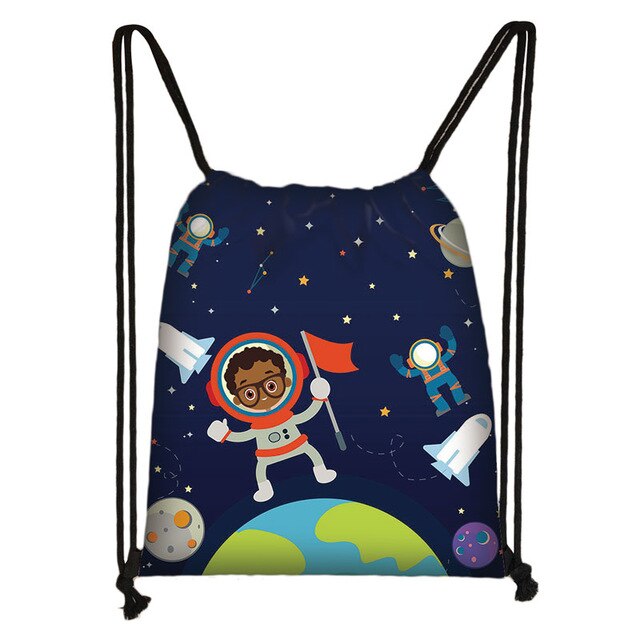 Afrocentric Boys Drawstring Bag