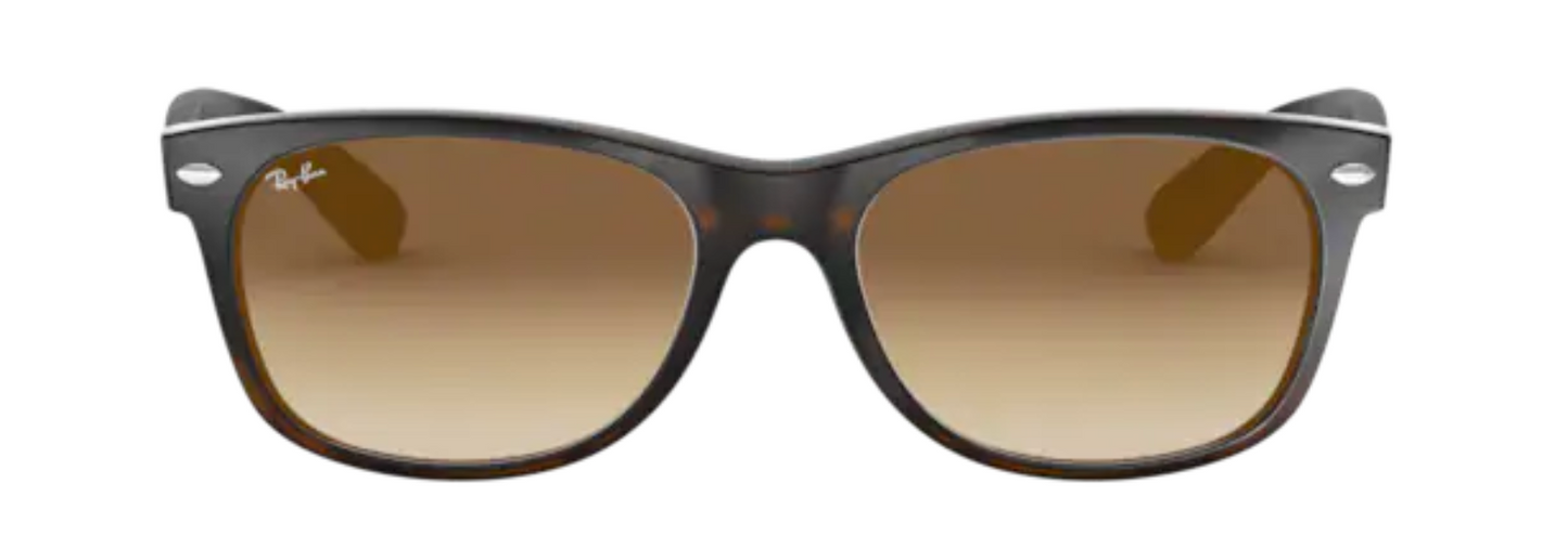 ray ban 2132 new wayfarer sunglasses UV protection trendy modern funky iconic unisex plastic acetate trendy uv400 protection brown havana tortoise gradient lenses lenses