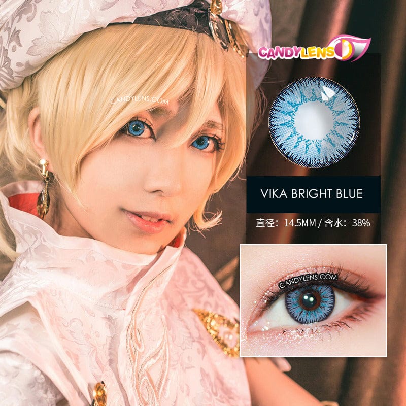 Vika Bright Blue Cosplay Color Lenses