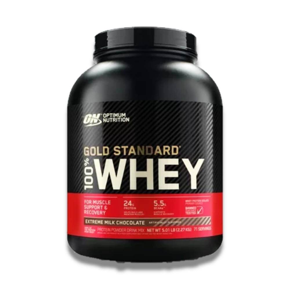 Optimum Nutrition Gold Standard 100% Whey Protein Powder Extreme Milk Chocolate - 5.01 Lb