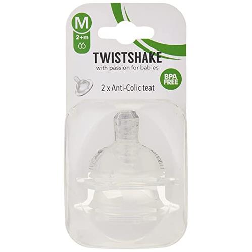 Twistshake 2 Pack Baby Nipples BPA Free