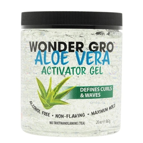 Wonder Gro Aloe Vera Curl Activator Gel 20oz