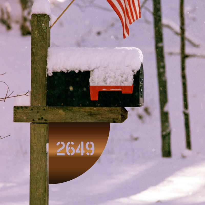 Standard Mailbox Sign