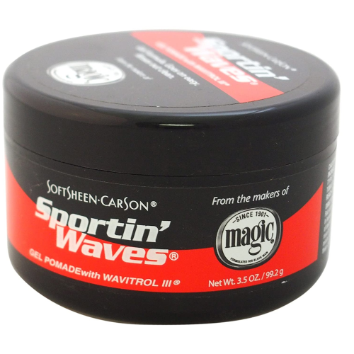 SoftSheen-Carson Sportin Waves Gel Pomade with Wavitrol, 3.5 oz