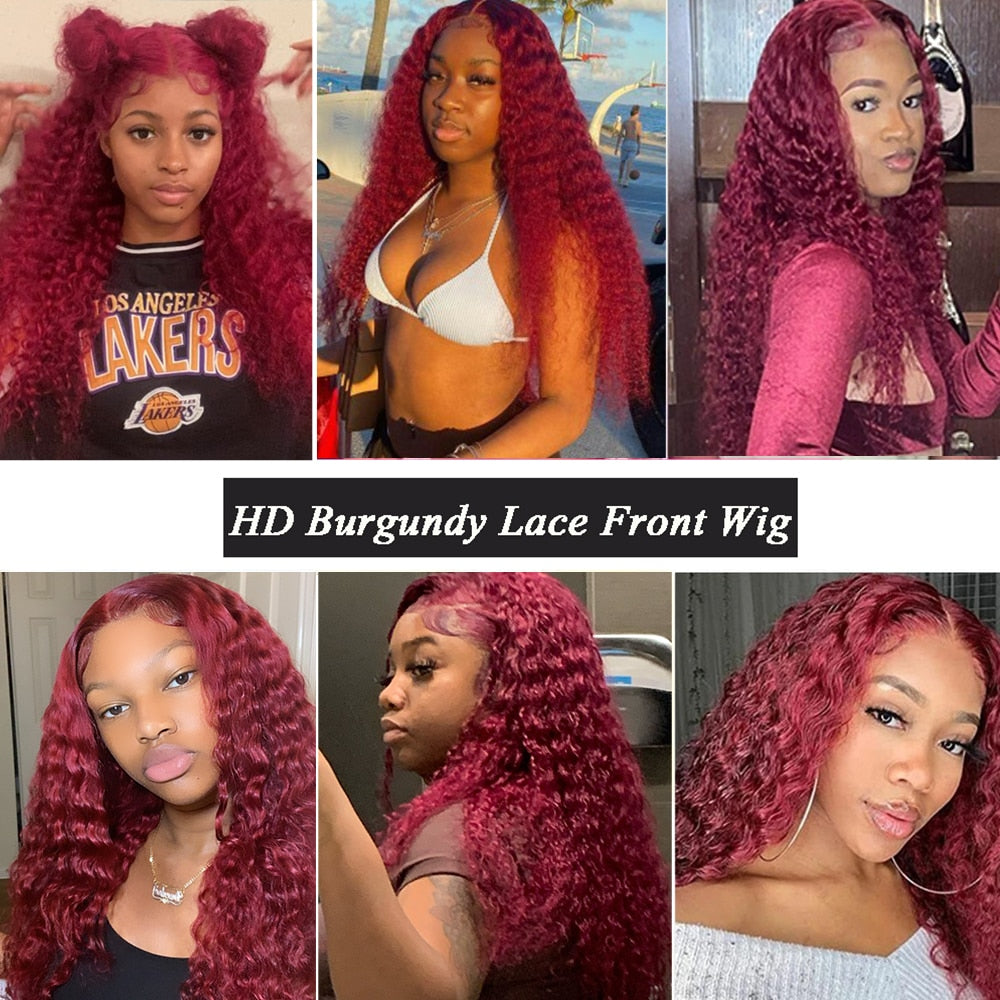 Deep Curly Lace Frontal Wig