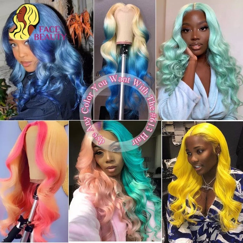 613 Lace Frontal Wigs Body Wave