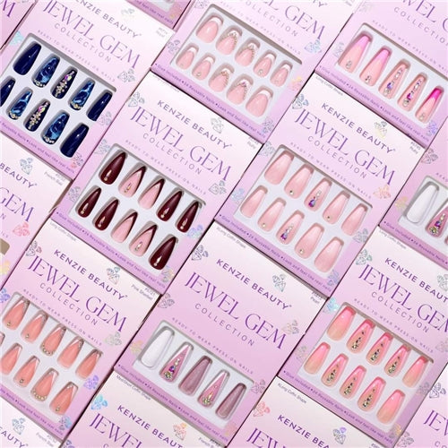 Kenzie Beauty Jewel Gem Collection Press On Nails