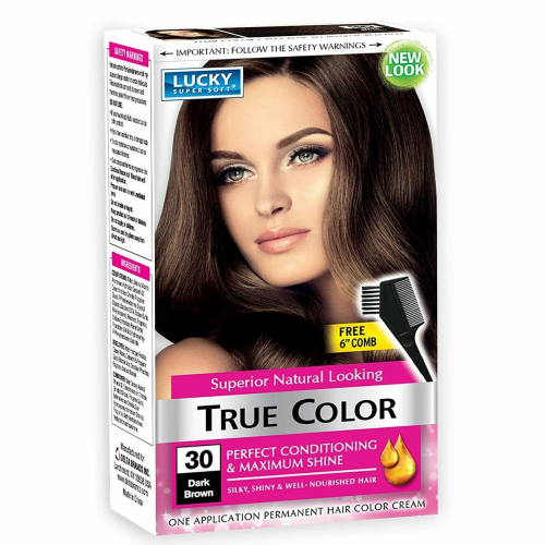 Lucky Super Soft Women's Hair Color, Dark Brown