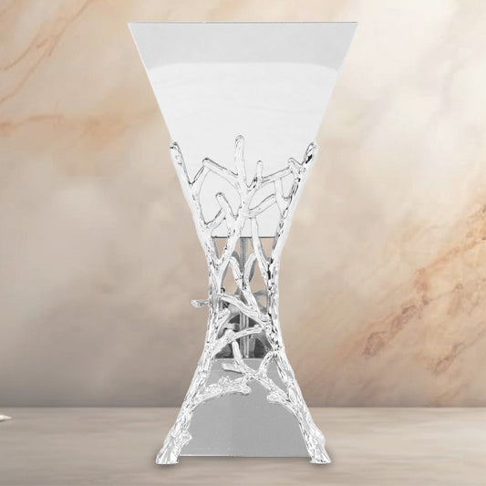 24K Silver plated oud burner Large