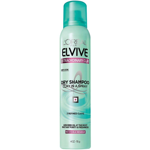 L'Oréal Paris Elvive Extraordinary Clay Dry Shampoo, 4 oz.