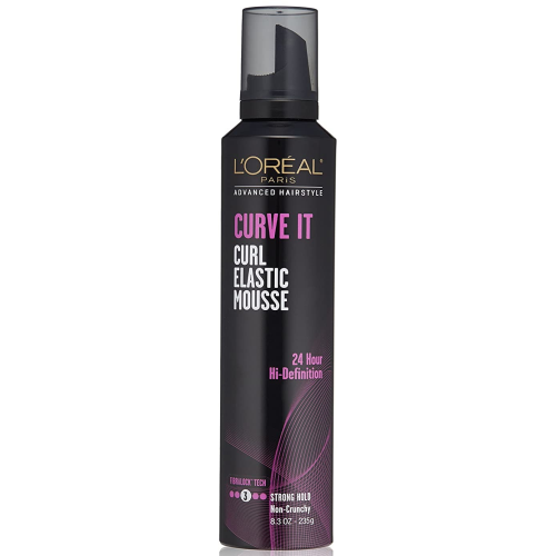 L'Oréal Paris Advanced Hairstyle CURVE IT Curl Elastic Mousse, 8.3 oz.