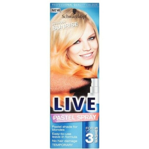 Schwarzkopf Live Pastel Spray Apricot Sunrise 125ml