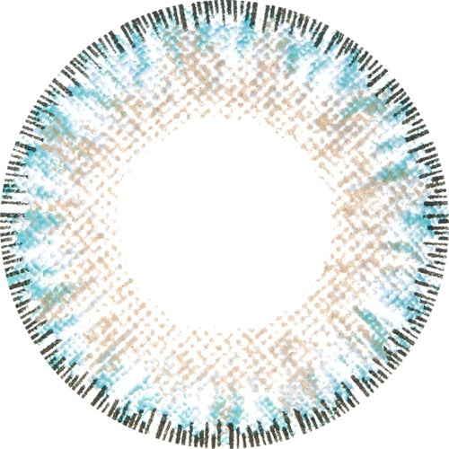 4 Tone Aqua Colored Contacts