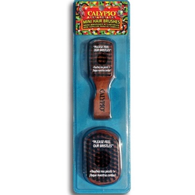 CALYPSO MINI HAIR BRUSHES 2 PACK