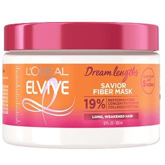L'Oreal Paris Elvive Dream Lengths Savior Fiber Hair Mask & Paraben-Free - 12 fl oz