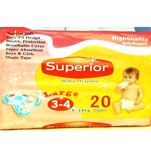 Superior Baby Diapers 20's