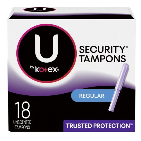 KOTEX SECURITY TAMPONS