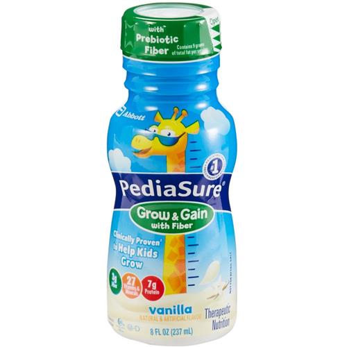 PediaSure Nutrition Drink with Fiber, Vanilla, 8 Ounce