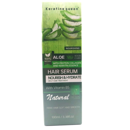 Keratine Queen Nourishing Aloe Hair Care With Protein Collagen & Keratin Essence Hair Serum 100ml