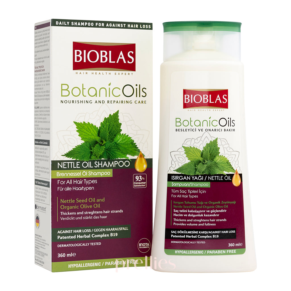 Bioblas BotanicOils Nettle Oil Shampoo (For Fine Weak Hair) 360ml