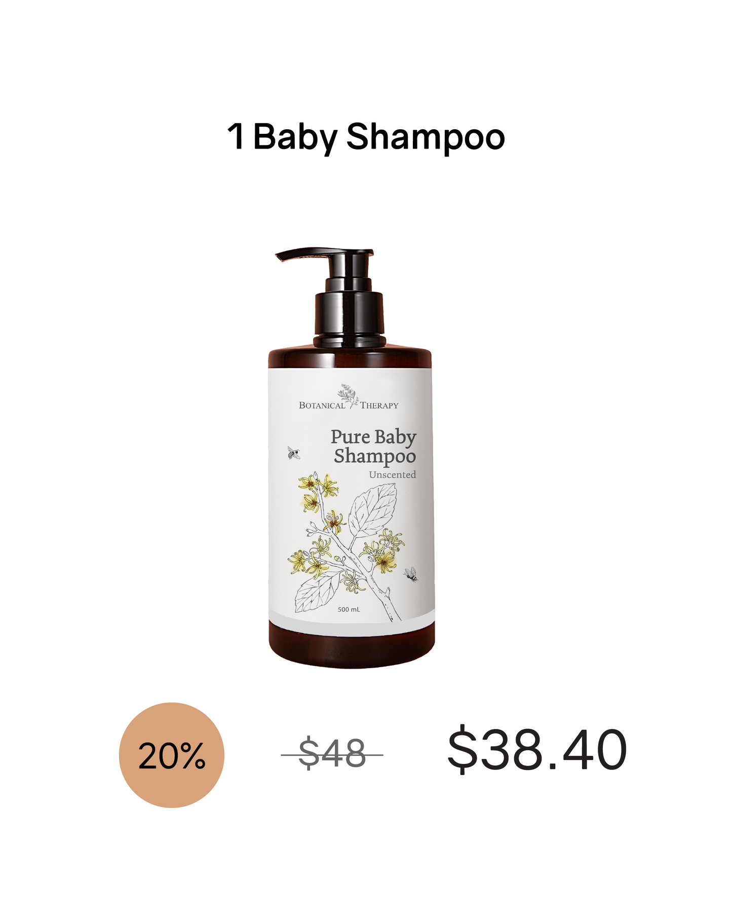 [PROMO] Botanical Therapy Cleansing Therapy Pure Baby Shampoo