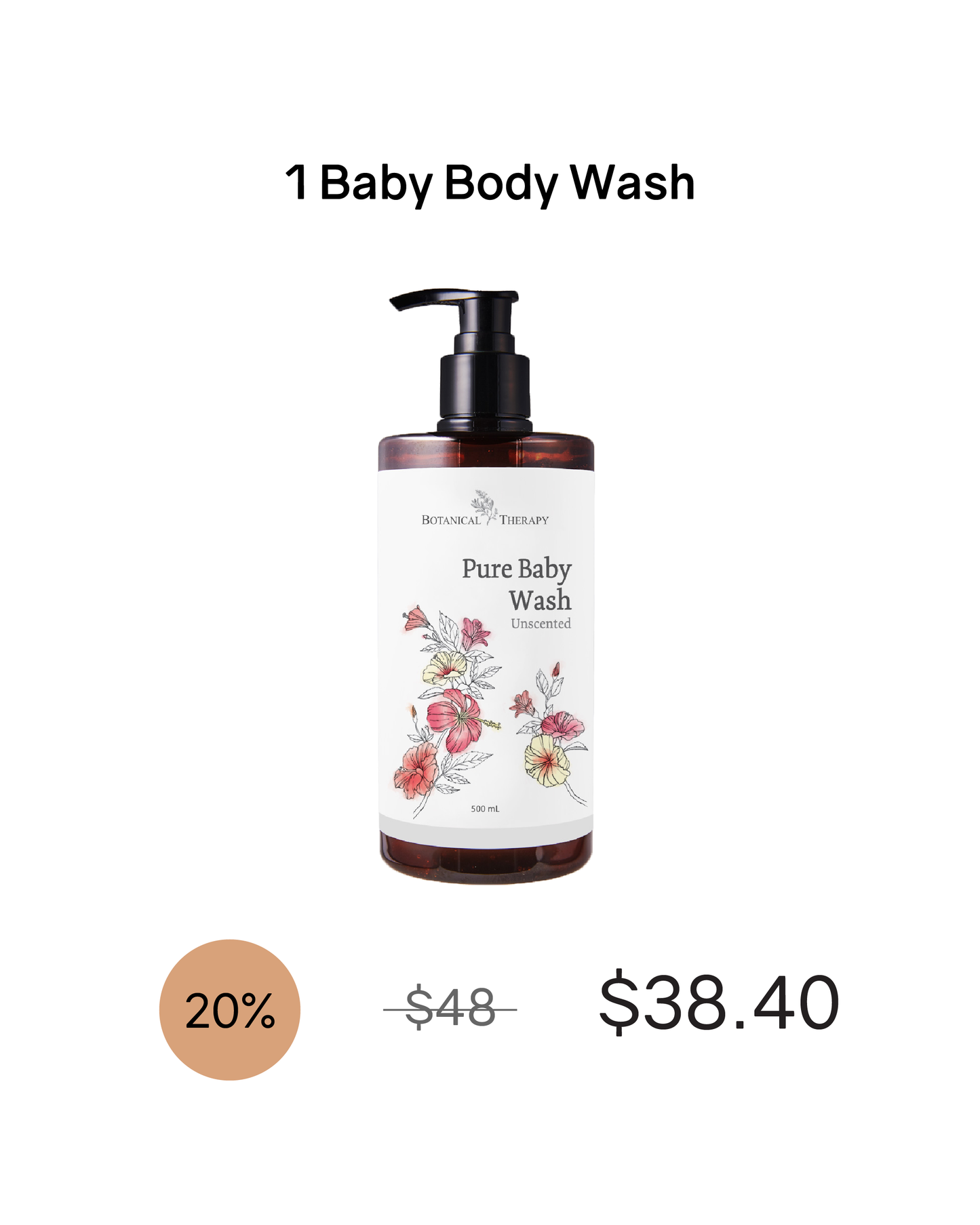 [PROMO] Botanical Therapy Cleansing Therapy Pure Baby Wash