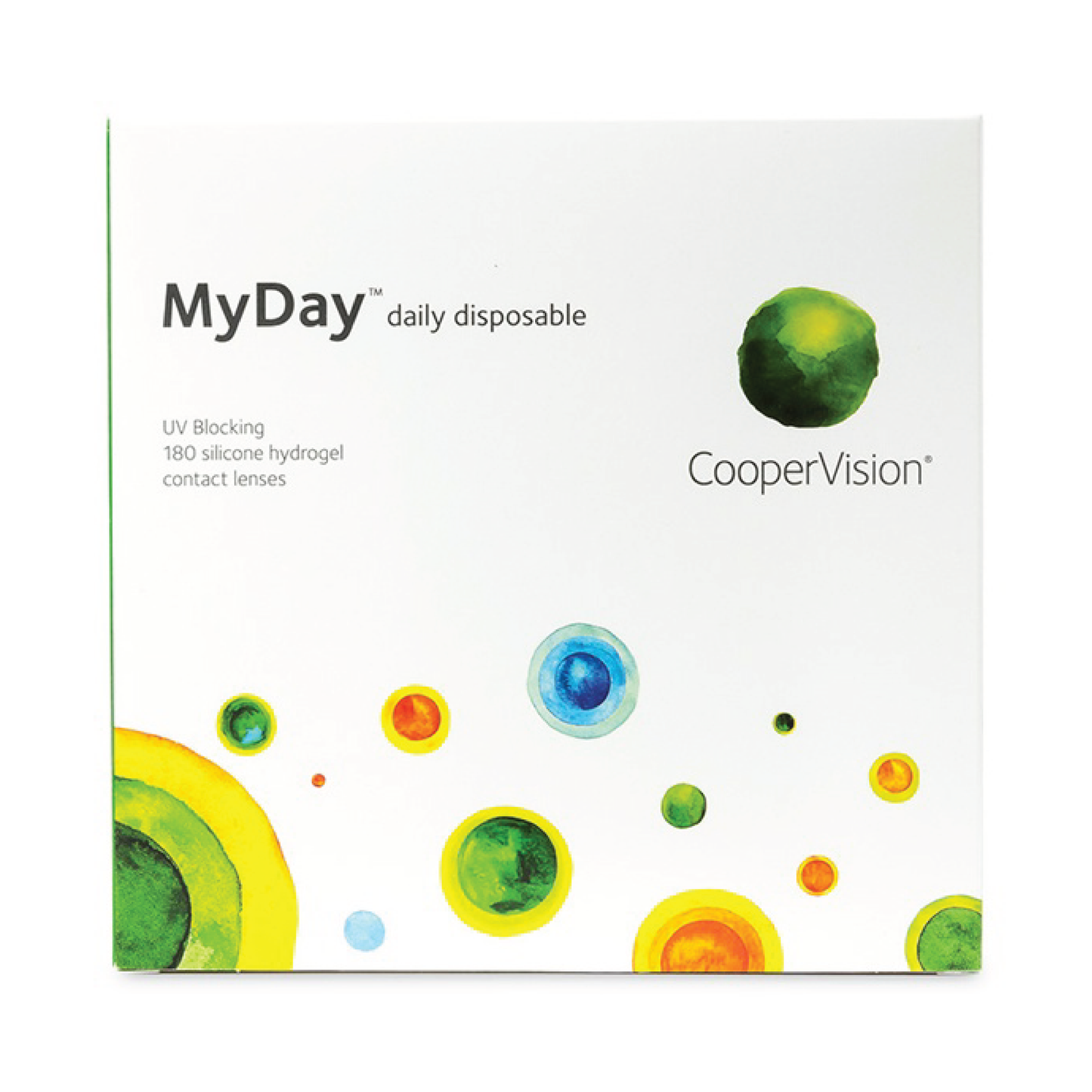 MyDay 1-Day contact lens - v sense optics coopervision daily disposable thin breathable wetting ability comfort wear on eyes cornea sharp clear vision affordable contacts define eyes best lenses oxygen moisture technology 180 lenses UV protection