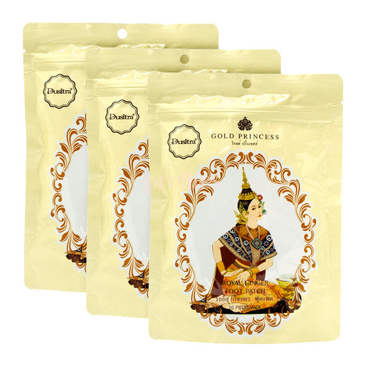 Gold Princess Gold Princess Royal Detoxification Foot Patch - Ginger (10/pack) x3packs