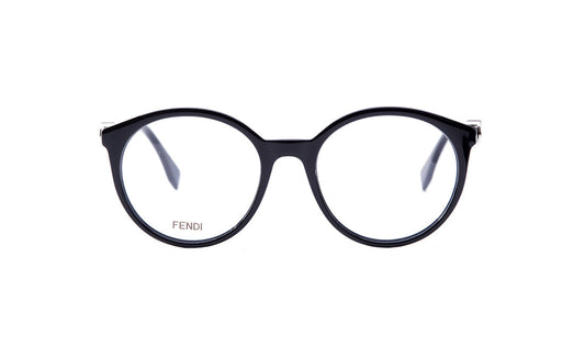 Frames Fendi FF0309 Black, Fendi, Frames, Havana, Medium, Oval, Plastic, Prescription, Womens
