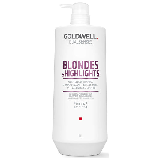Goldwell Blondes & Highlights Anti -Yellow Shampoo Ltr