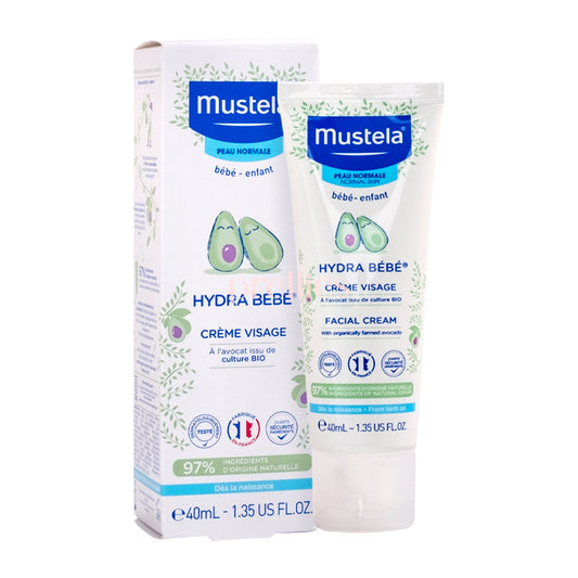 Mustela Hydra-Bebe Face 40ml (Blue) (022648)