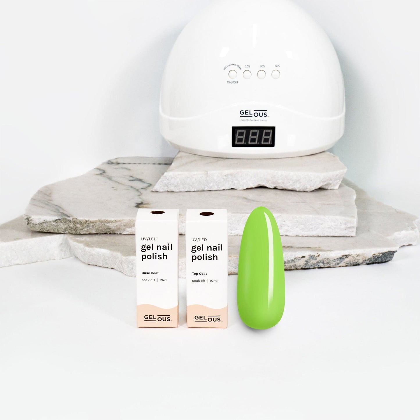 Gelous gel nail polish Appletini Basic Pack - photographed in New Zealand