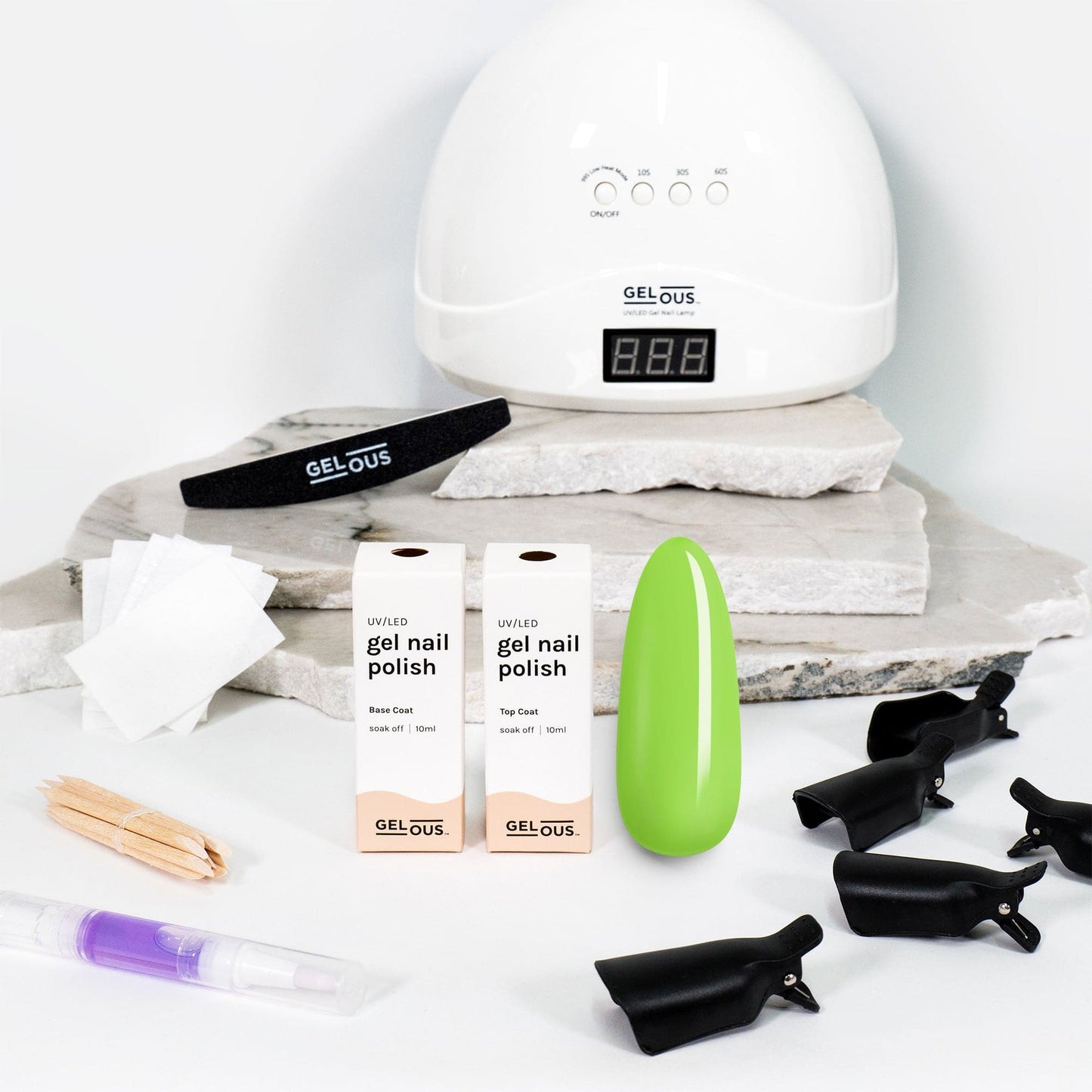 Gelous gel nail polish Appletini Starter Pack - photographed in New Zealand